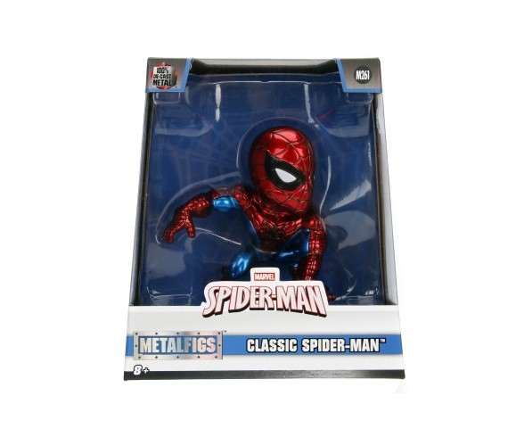 Jadatoys 9397989314R01 Marvel 4" Classic Spider-Man Action Figure - New