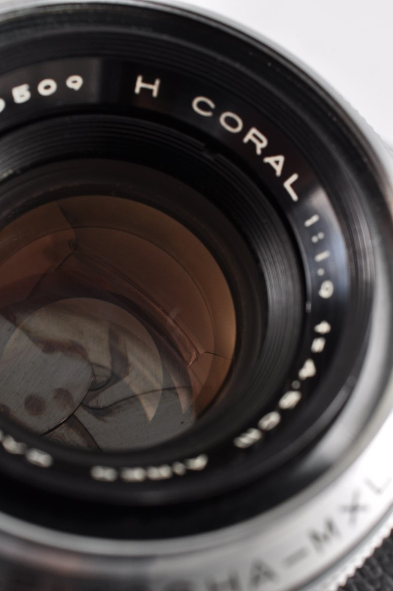 Aires 35 IIIC Rangefinder Camera Coral 45mm f/1.9 [Exc+] Japan