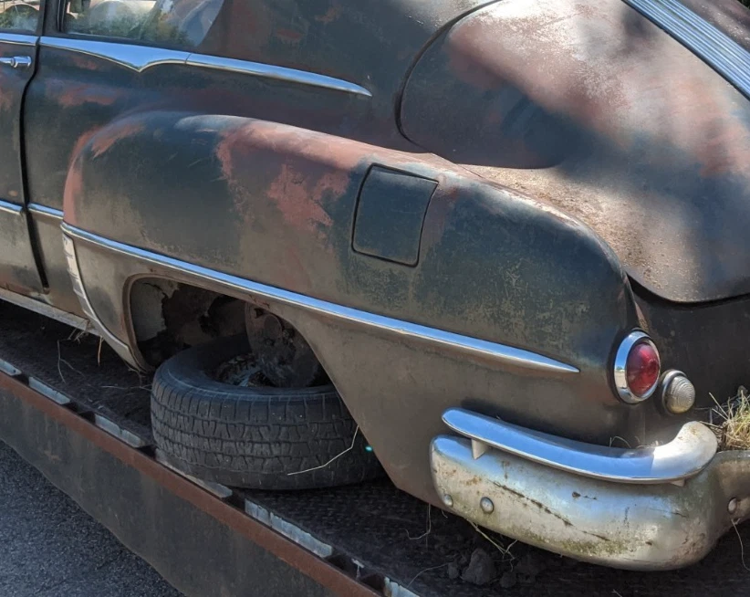 Cuarto de panel Drivers Torpeo Pontiac Silver Streak 49 50 1949 1950 52 1951 1952 Foto 3 de 4