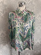 Zara Bluse Gr. L florales Muster 