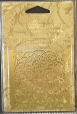 NEW Plaid All Night Media Anna Griffin Brass Embossing Stencil