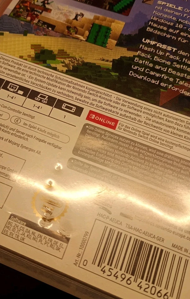 Minecraft - Nintendo Switch - OVP - BLITZVERSAND ⚡ - Bild 3 von 4