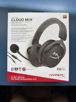 HyperX Cloud MIX Bluetooth + Wired Gaming Headset Black New