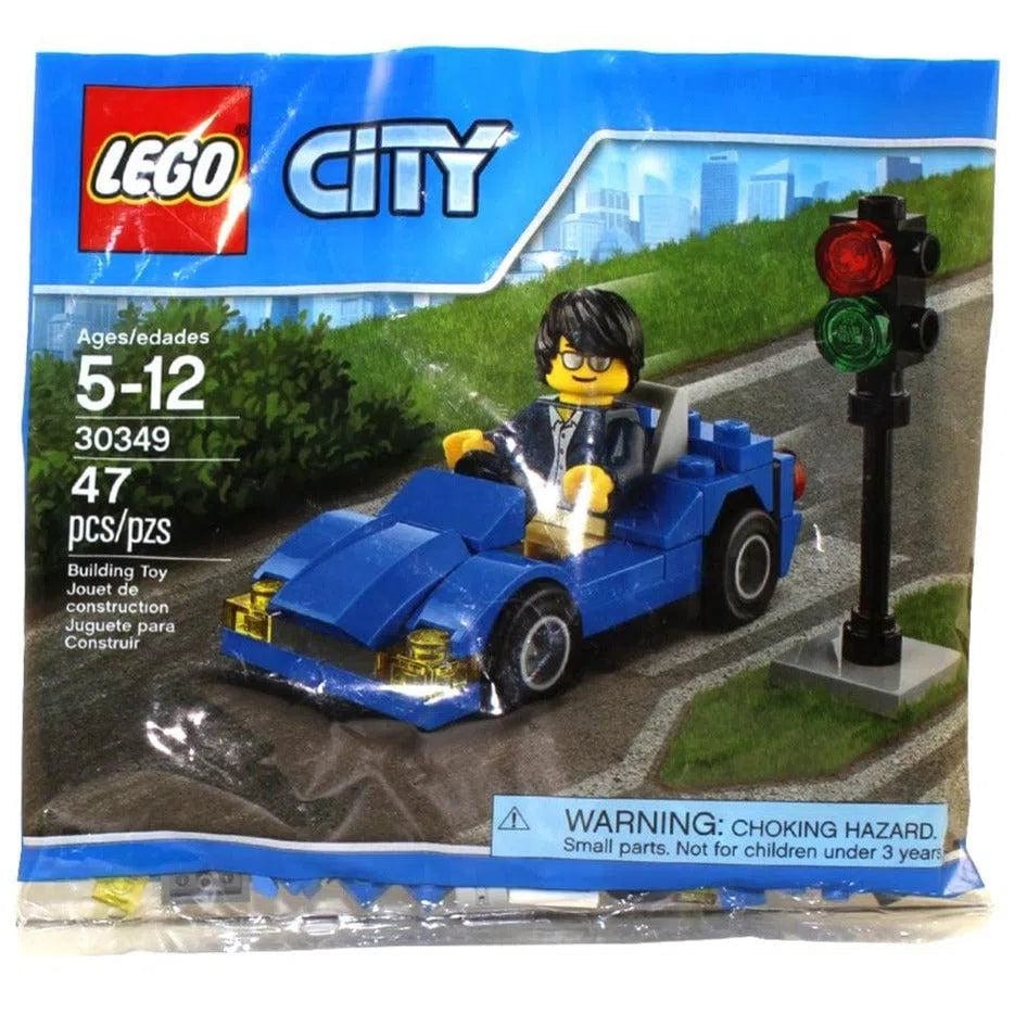 LEGO City Blue Sports Car Building Kit 30349