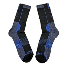 Bombas Youth performance Basketball Hex Tec Calf Socks Gray/Black Size L