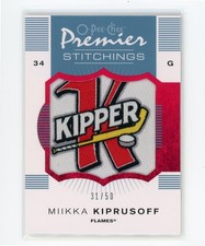 2007-08 O-Pee-Chee Premier Stitchings #PS-MK Miikka Kiprusoff /50 Patch