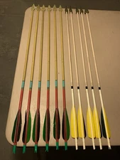 Traditional Archery Arrows  11 Arrows