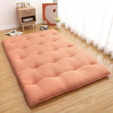 Full Size Japanese Futon Floor Mattress 54" x 80" Portable Roll Up Sleeping Pad