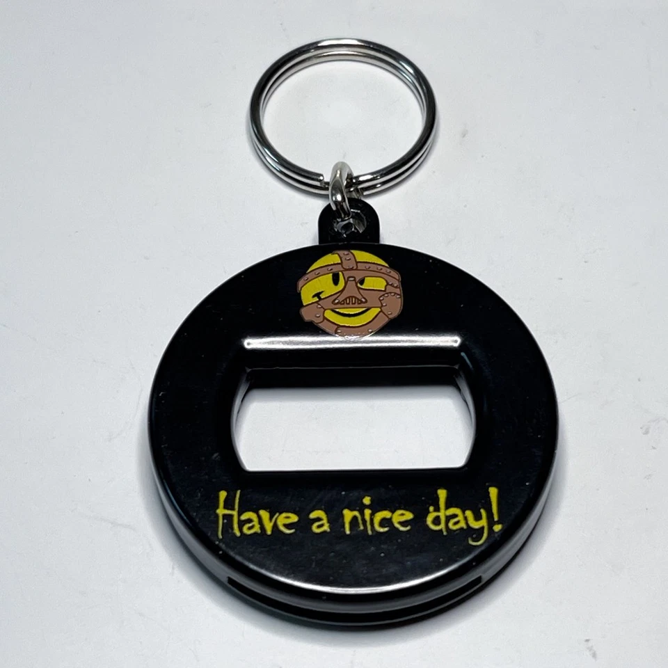 WWF Vintage MANKIND BevKey Die-Cast Bottle Opener Keychain New Old Stock WWE ECW - Image 2 of 4