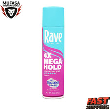 Rave 4X Mega Hold Scented Hair Spray, All-Weather Protection 11 oz