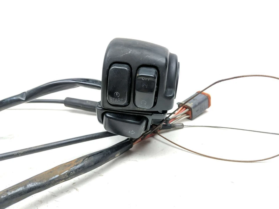 03 Harley Davidson FXDX Dyna Super Glide Left Handle Bar Control Switch - Image 2 of 4