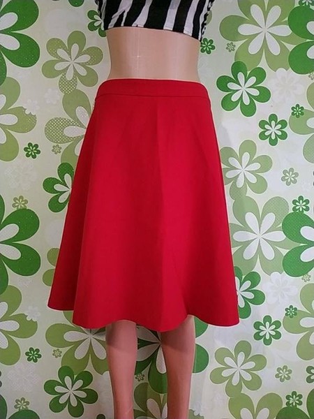 Women Phase Eight Skirt Red 38 / M / 46