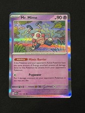 Pokemon Scarlet & Violet 151 Mr. Mime Holo Rare Card 122/165 NM