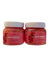 2 Pack Island Hibiscus Body Scrub 6oz The Spathecary Shea Oil Exfoliating