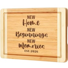 House Warming Gifts Engraved Cutting Board New Home Gift Ideas, New Home 2026
