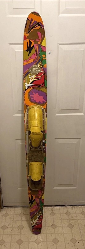 Vintage Superior Sports Specialties Taperflex Concave Slalom Water Ski 69” Rare