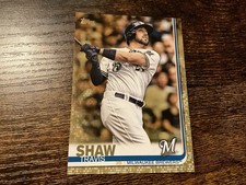 #383 Travis Shaw #676 2019 Topps Serial Number Gold