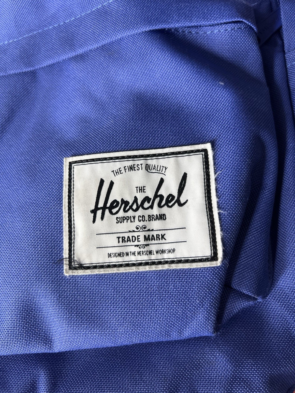 Herschel Blue Backpack Large Laptop Carry On Canvas Bag