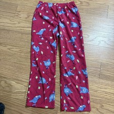 Disney Winnie The Pooh Eeyore Fleece Christmas Lights Pajama Pants Medium