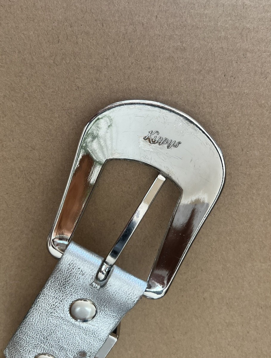 Kippys Belt Beautiful Pre-owned Leather with Rhinestones Ivory 39” Kippys Belt Beautiful Pre-owned Leather with Rhinestones | eBay main image 3