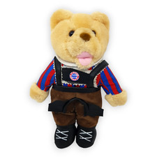Bayern München Bär Lederhose Maskottchen Fanartikel 80er Jahre 19 cm FC eV Teddy