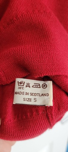 Johnstons Of Elgin Merino Wool Cardigan Size S - Picture 5 of 7