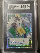 2021 LEAF FLASH GREEN ROOKIE JAMAR CHASE 17/25