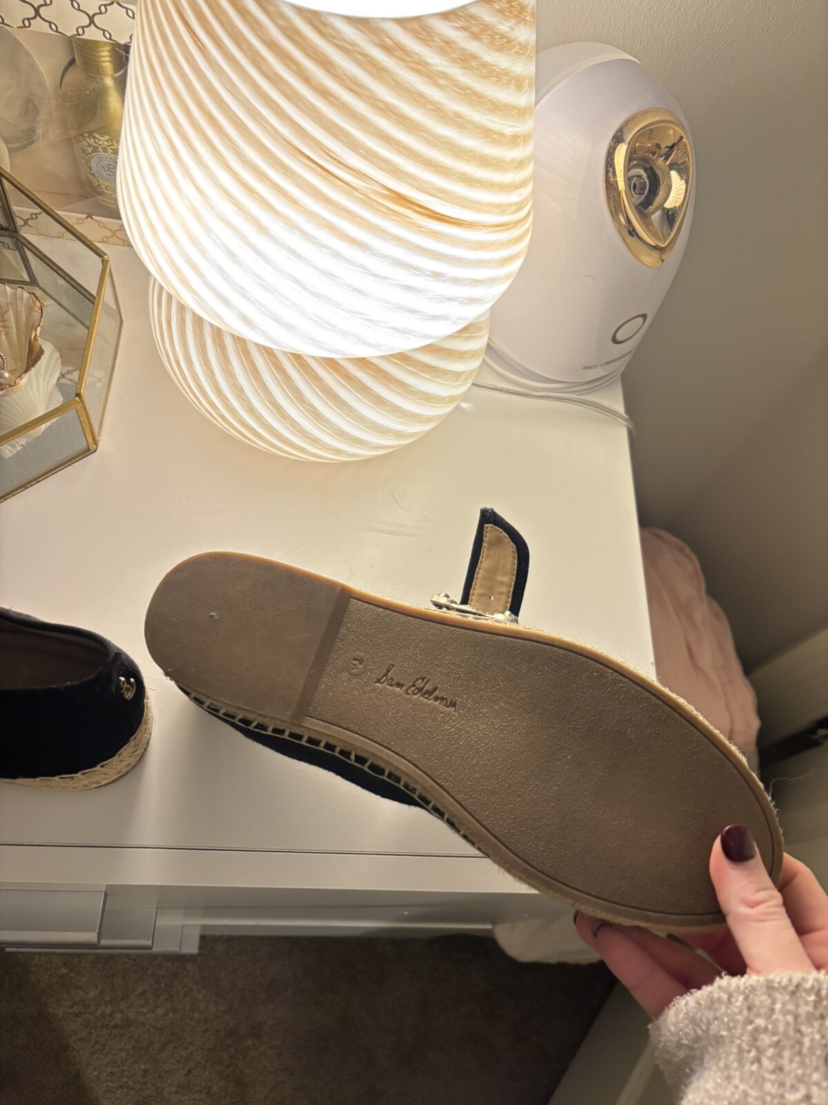 Sam Edelman Women's Maddy Mary Jane Flats, Style# I9541F1001, Size 8.5, Black