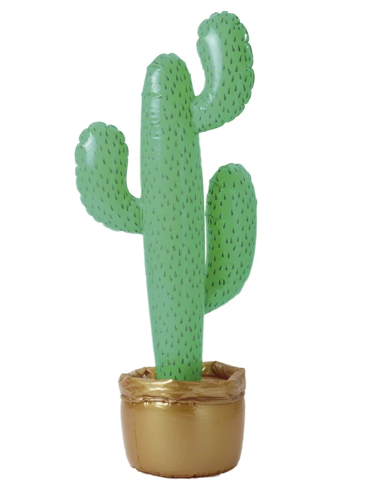 Aufblasbarer Kaktus Gartenparty Mexikanisches Kostüm Requisit Fotokabine 90cm - Bild 1 von 1