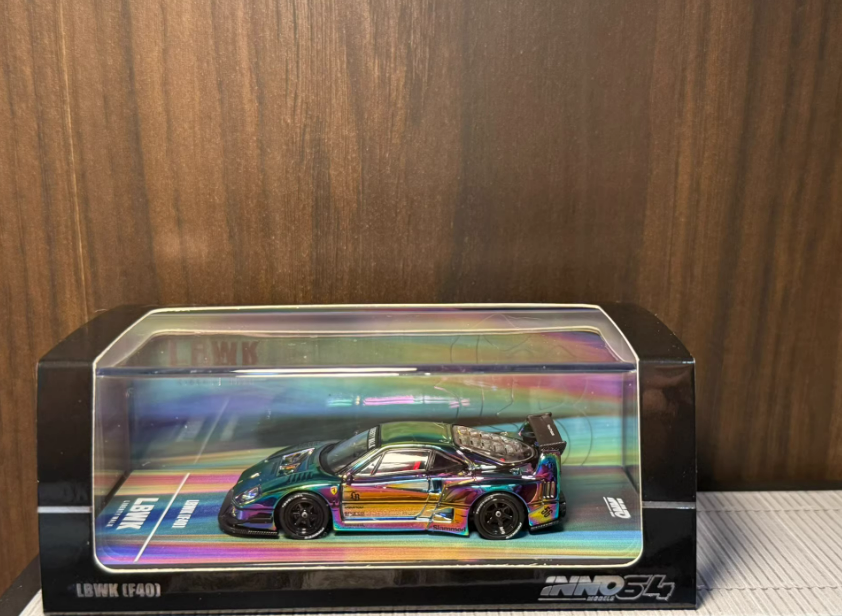 CHASE ！INNO64 1:64 LBWK F40 Chrome HEC 2024 | eBay