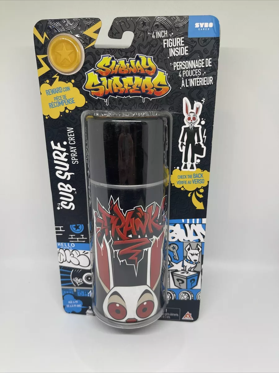 2020 Subway Surfers Game Sub Surf Spray Crew 4 Vinyl Figure Frank New  Sealed