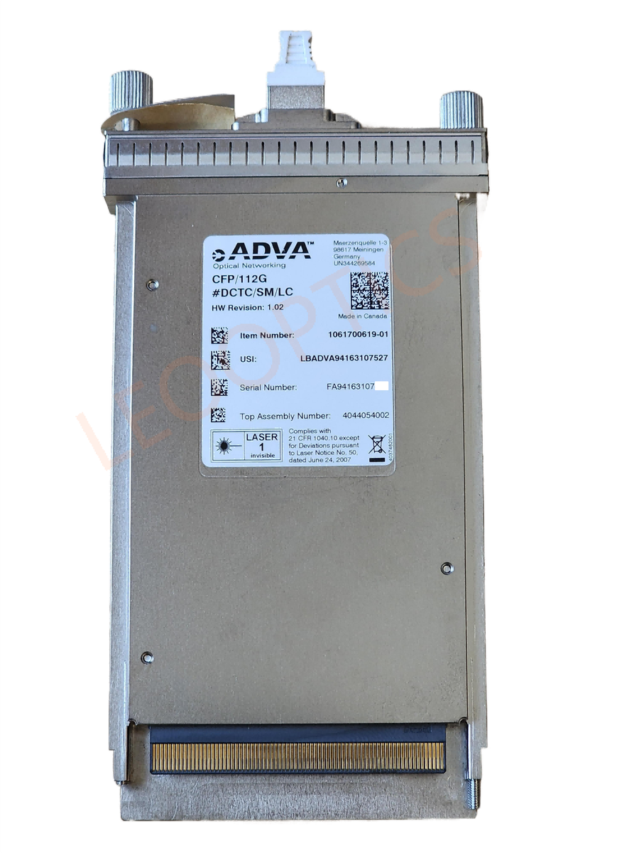 ADVA CFP/112G DCTC/SM/LC 1061700619-01 Acacia AC100-M01-052 520KM