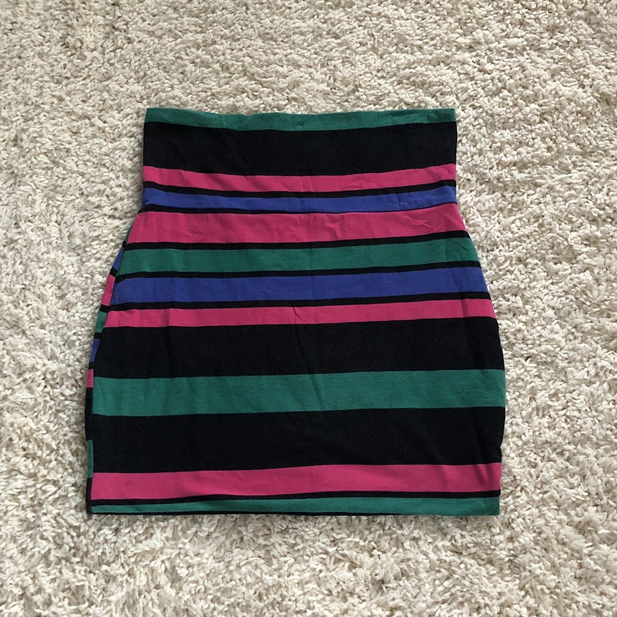 Colorful mini cheap pencil skirt