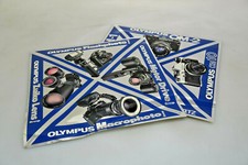 VINTAGE OLYMPUS METALIC OM STICKER SET
