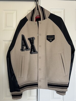 Armani Exchange Varsity Bomber Jacket | eBay UK