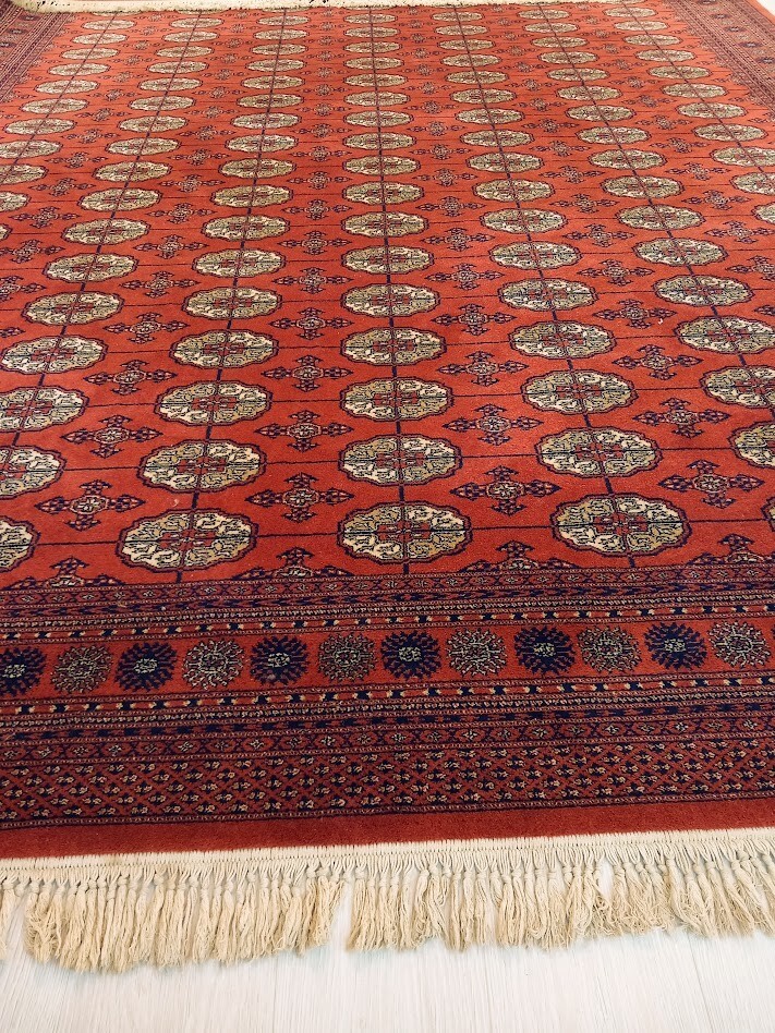 Rug 338x247cm LUXURY Afghan Bokhara John Lewis HANDMADE CARPETS 11.10x8
