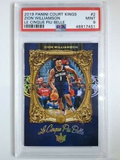 2019 Court Kings Zion Williamson Rookie #2 Le Cinque Piu Belle CASE HIT - PSA 9