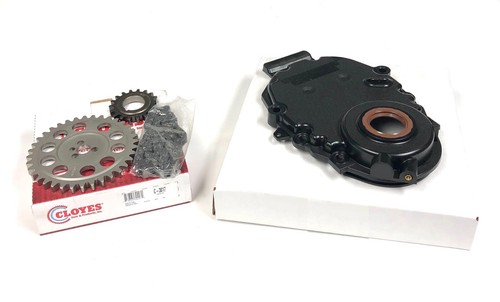 Chevy 5.0 305 5.7 350 Vortec Timing Set & Cover NO crank sensor hole