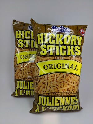 2x Bags Hostess Hickory Sticks 275g Imported From Canada Fresh Bag Potato Sticks