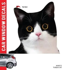 LEMONSODA Car Window Decal - 3D - (Tuxedo Cat)