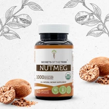 Secrets Of The Tribe Nutmeg Capsules,500 mg