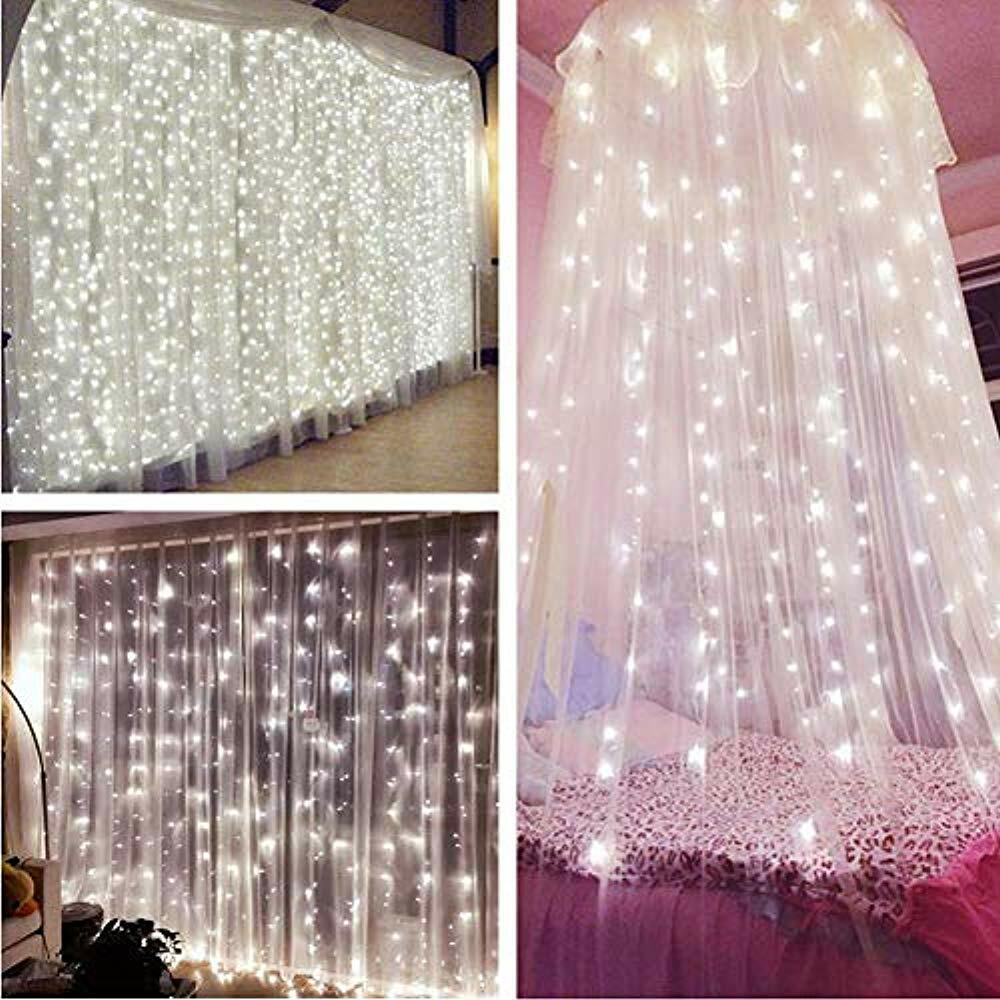 White Curtain Light Mzd8391 Curtain String Lights 9 8 X 9 8ft 304
