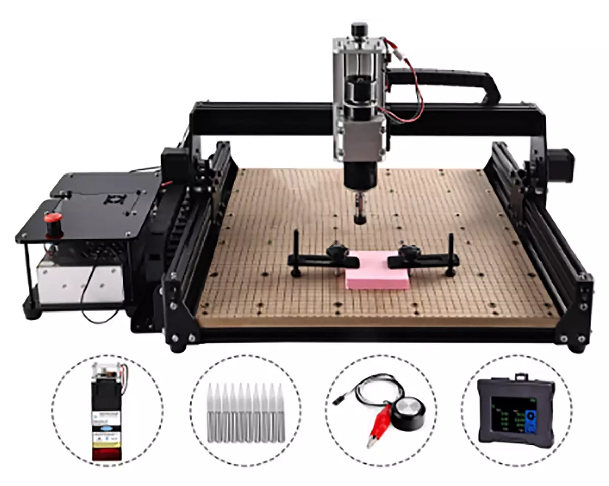 500W Spindle CNC Router Machine 4540 3 Axis DIY Milling Wood Metal Acrylic MDF