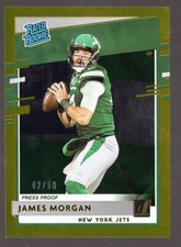 2020 Panini Donruss JAMES MORGAN Gold /50 SP Rookie RC #339