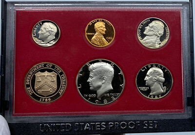 1982 S United States of America Official US Mint PROOF COINS Set ...