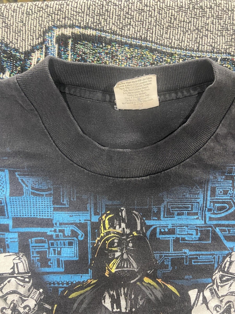 Vintage 90s Star Wars Darth Vader Stormtrooper AOP T-Shirt