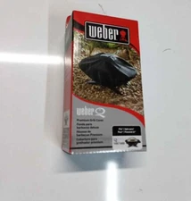 Weber 17.3-in W x 26.3-in H Black Gas Grill Cover Model 7110