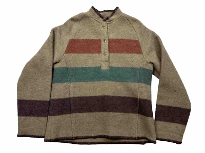 vintage USA made WOOLRICH jacket M pullover HUDSON BAY wool