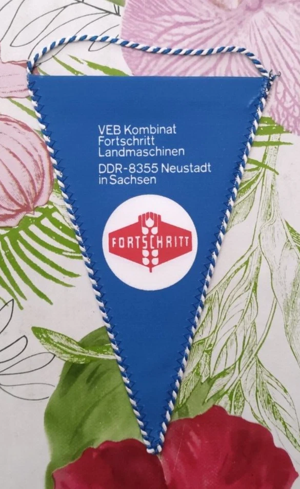 Wimpel VEB Kombinat Fortschritt Landmaschinen,DDR,IFA - Bild 2 von 2