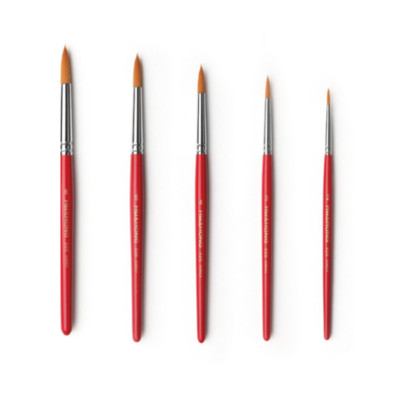 HWAHONG Artist Detail Lettering Paint Brushes Pointed Round Brush 320 Series